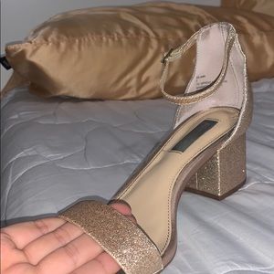 Betsey Johnson glittery high heels